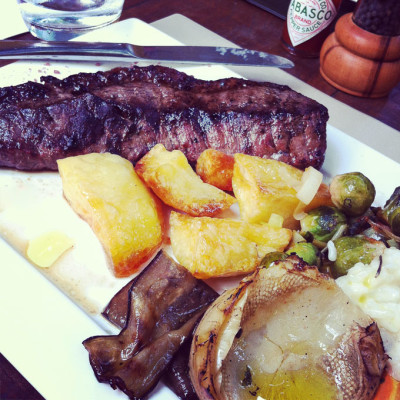 Restaurante & Adega Zino Bife Ancho com legumes | Cozinha do João