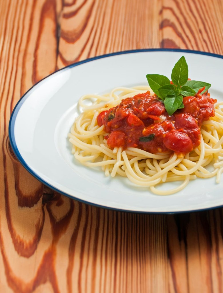 Spaghetti com tomate e pimenta | Cozinha do João