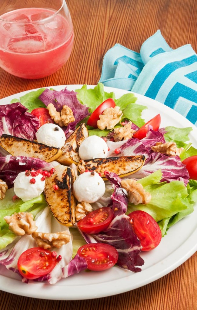 Salada de pera, nozes e queijo de cabra | Cozinha do João