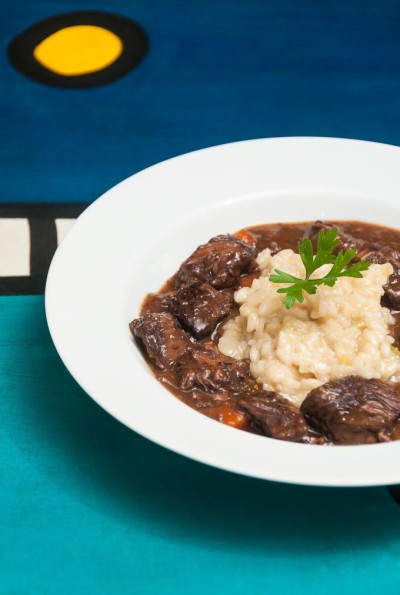 Receita Boeuf Bourguignon com risoto | Cozinha do João