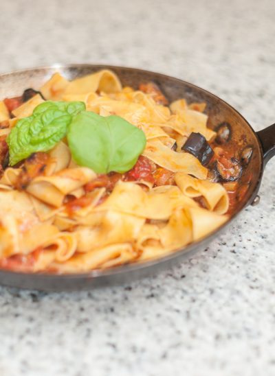 Receita: Pappardelle alla Norma | Cozinha do João
