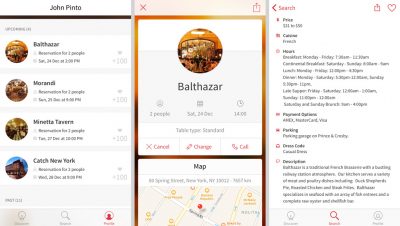 App Open Table para reservas de restaurantes em Nova York | Cozinha do João