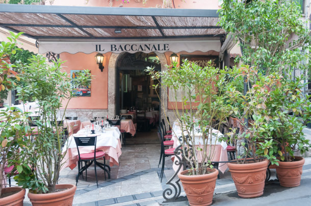 Restaurante Il Baccanale em Taormina, Sicília, Itália | Cozinha do João