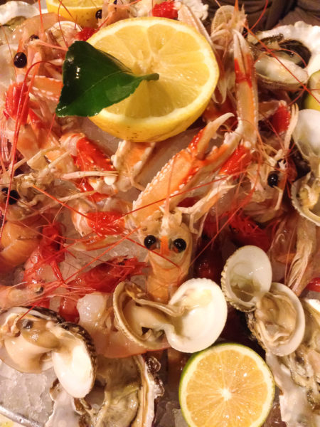 Frutos do mar no restaurante Assunta Madre em Roma, Itália | Cozinha do João