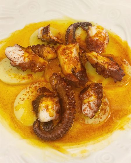 Polvo do restaurante MAR no Mercado Little Spain, em Hudson Yards | Cozinha do João